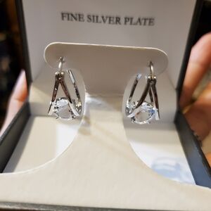 Fine silver plated earring  gift